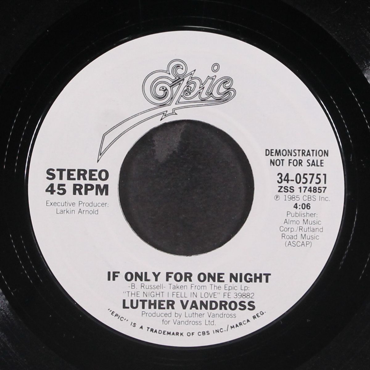 other side of the world / if only for one night by LUTHER VANDROSS