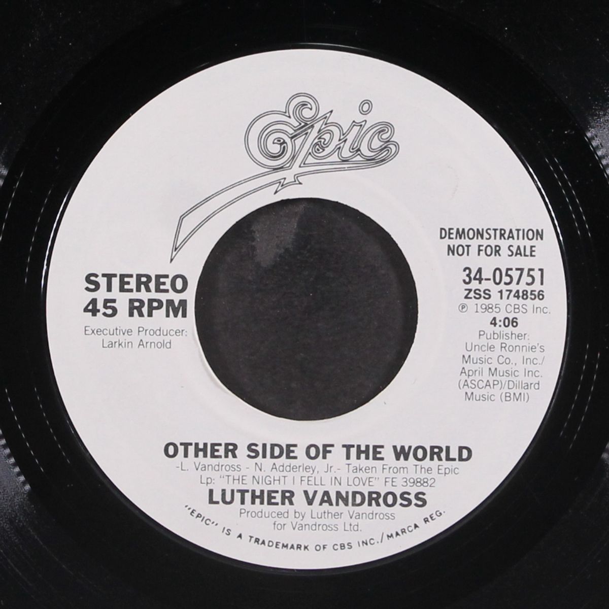 other side of the world / if only for one night by LUTHER VANDROSS