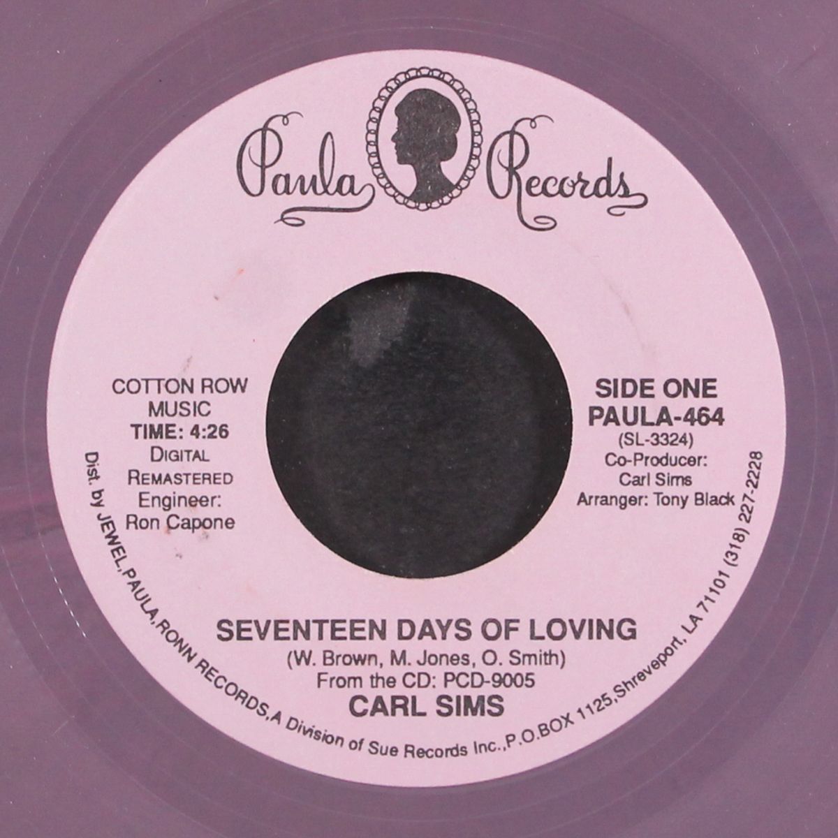 seventeen days of loving / end of the rainbow by CARL SIMS