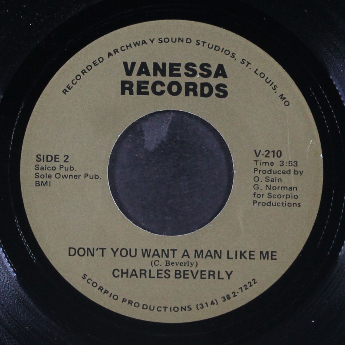 don't you want a man like me / back up train by CHARLES BEVERLY
