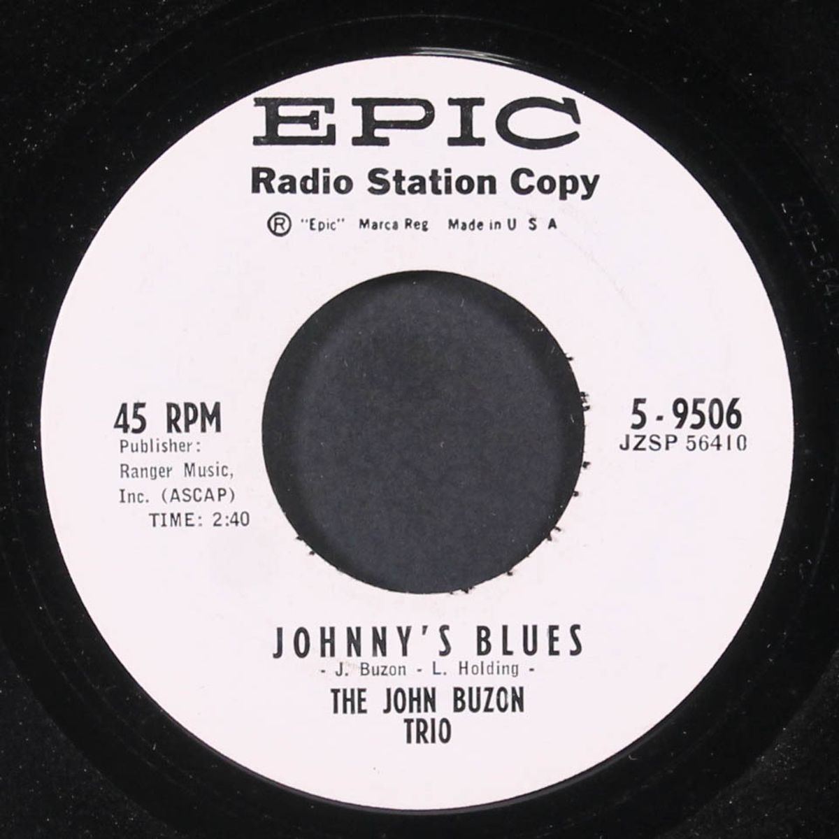 tropical / johnny's blues by JOHN BUZON