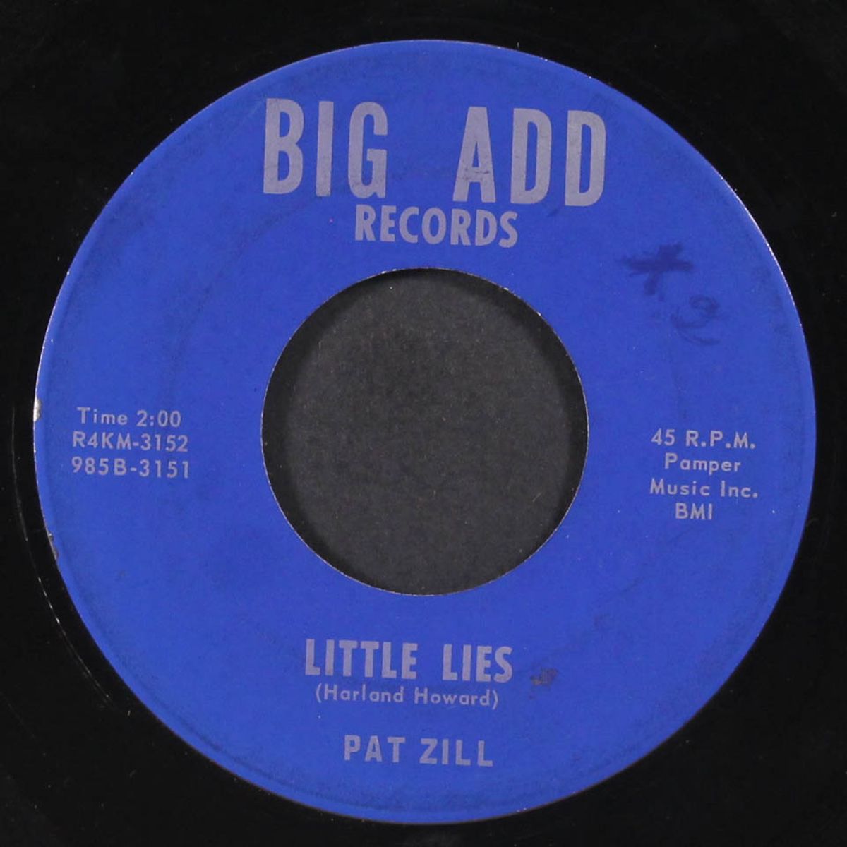 big man big house / little lies by PAT ZILL