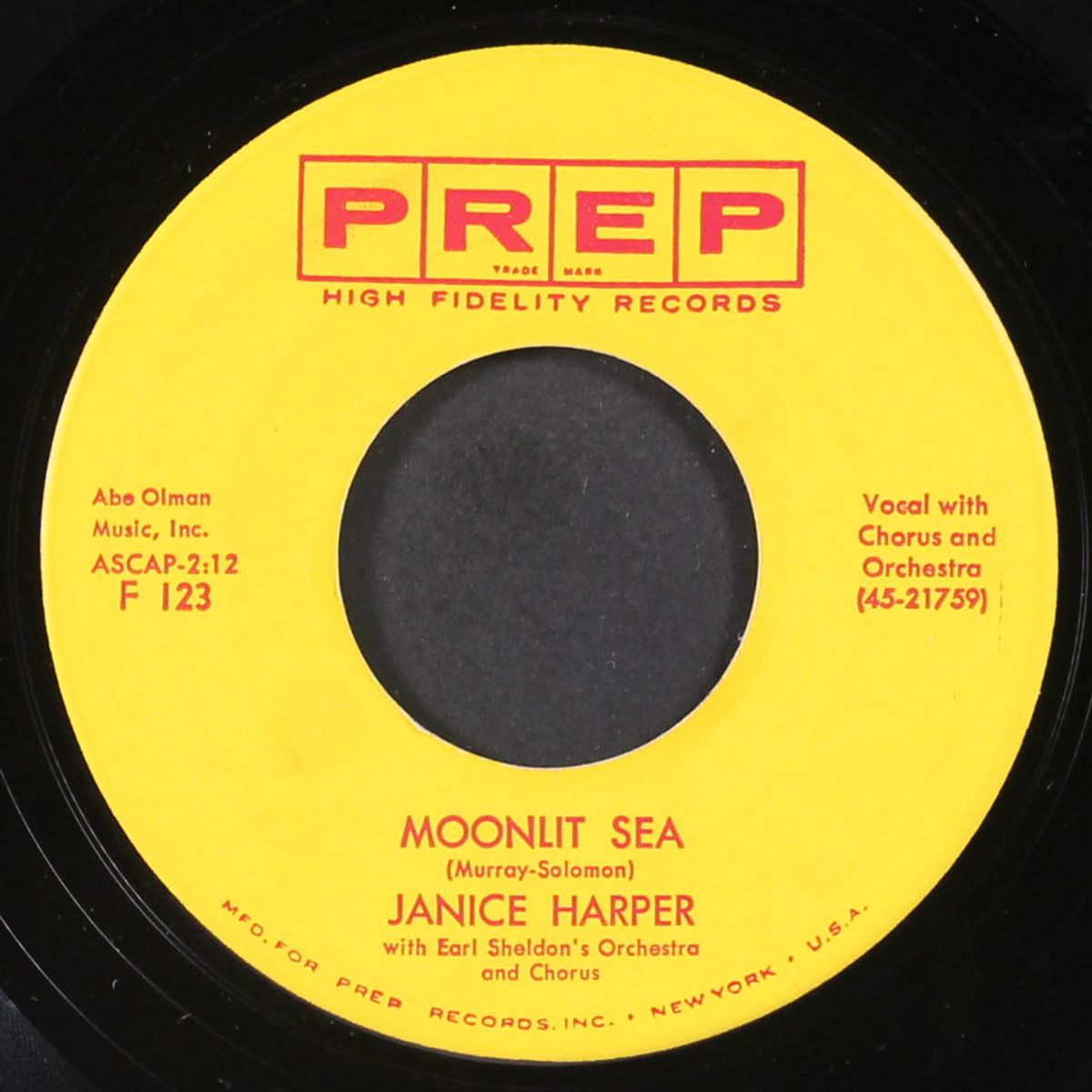 moonlit sea / that's why i was born by JANICE HARPER