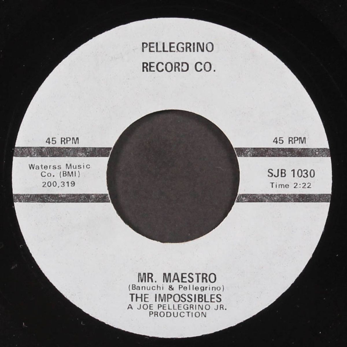 well it's alright / mr. maestro by IMPOSSIBLES