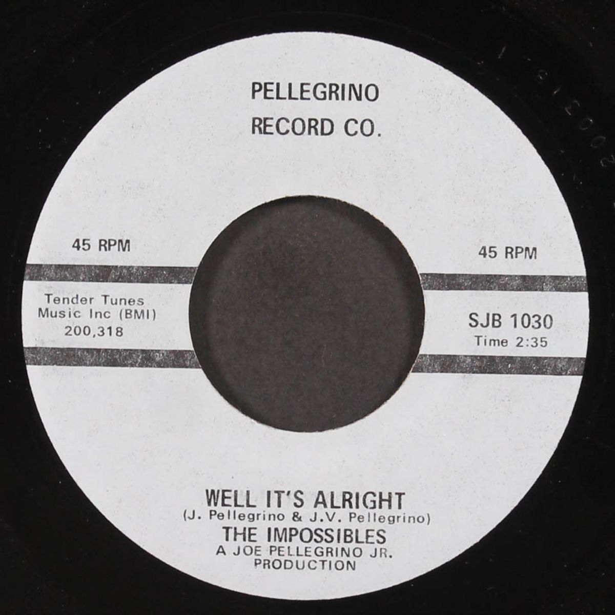 well it's alright / mr. maestro by IMPOSSIBLES