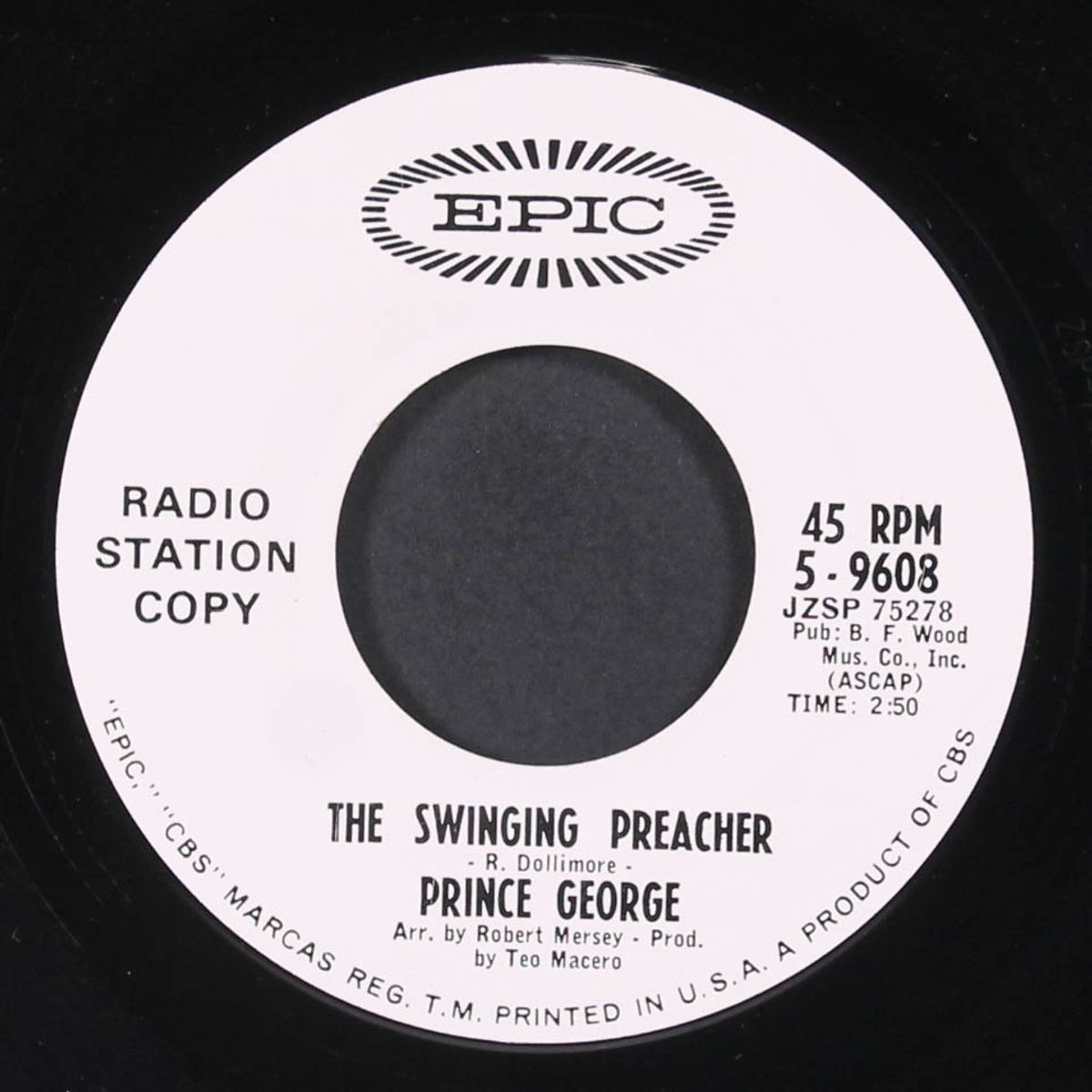 the swinging preacher / 5/4 time by PRINCE GEORGE