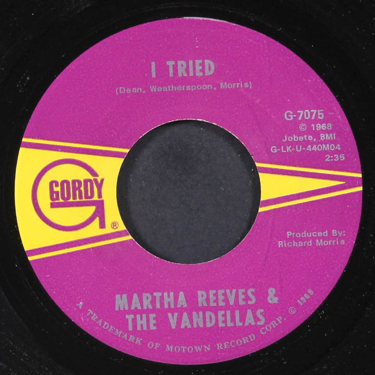 i can't dance to that music you're playin' / i tried by MARTHA REEVES & VANDELLAS