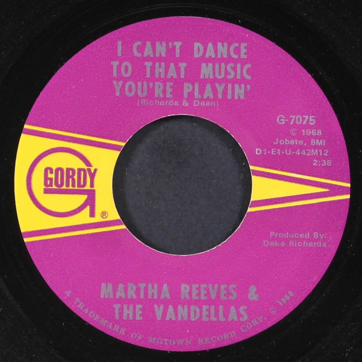 i can't dance to that music you're playin' / i tried by MARTHA REEVES & VANDELLAS