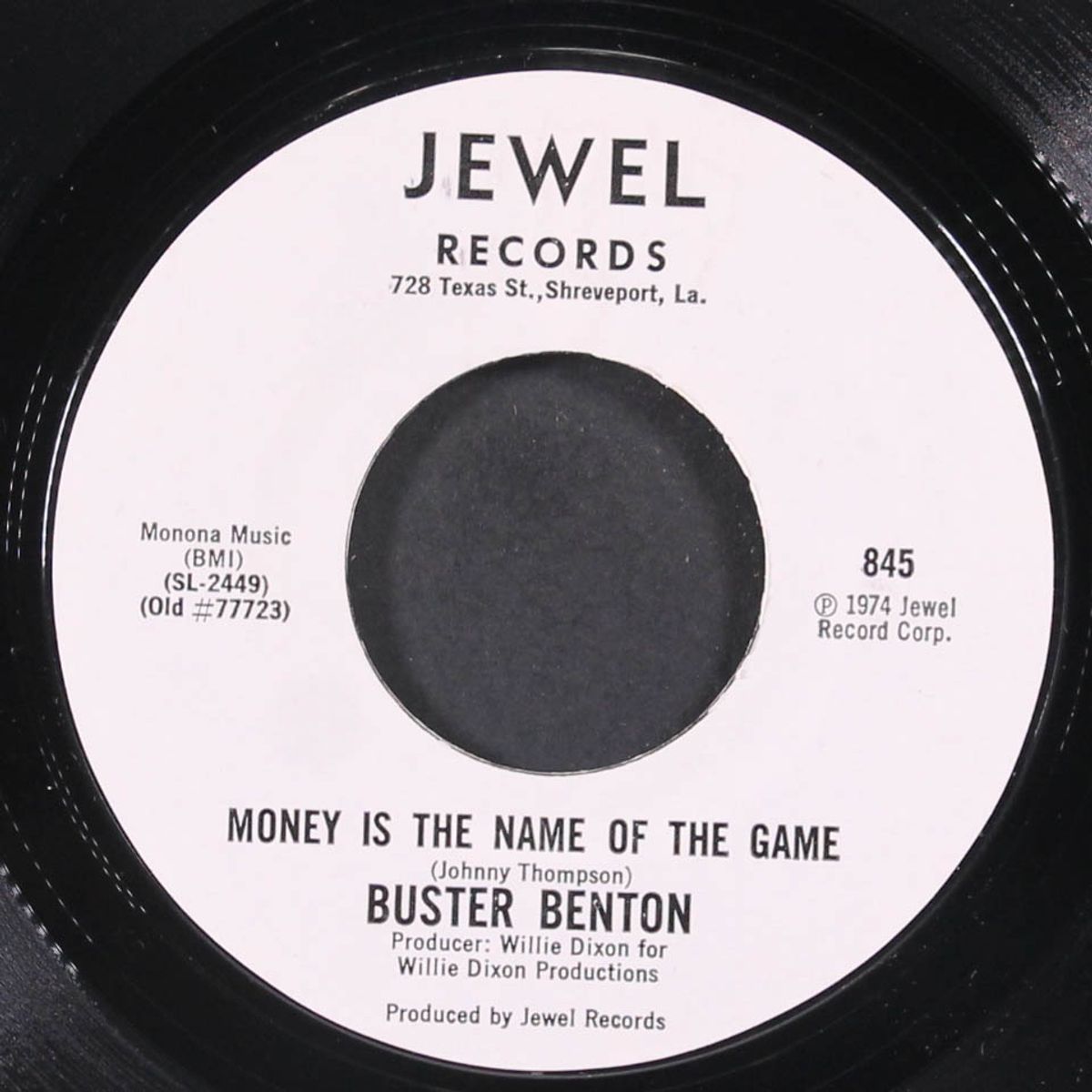 good to the last drop / money is the name of the game by BUSTER BENTON