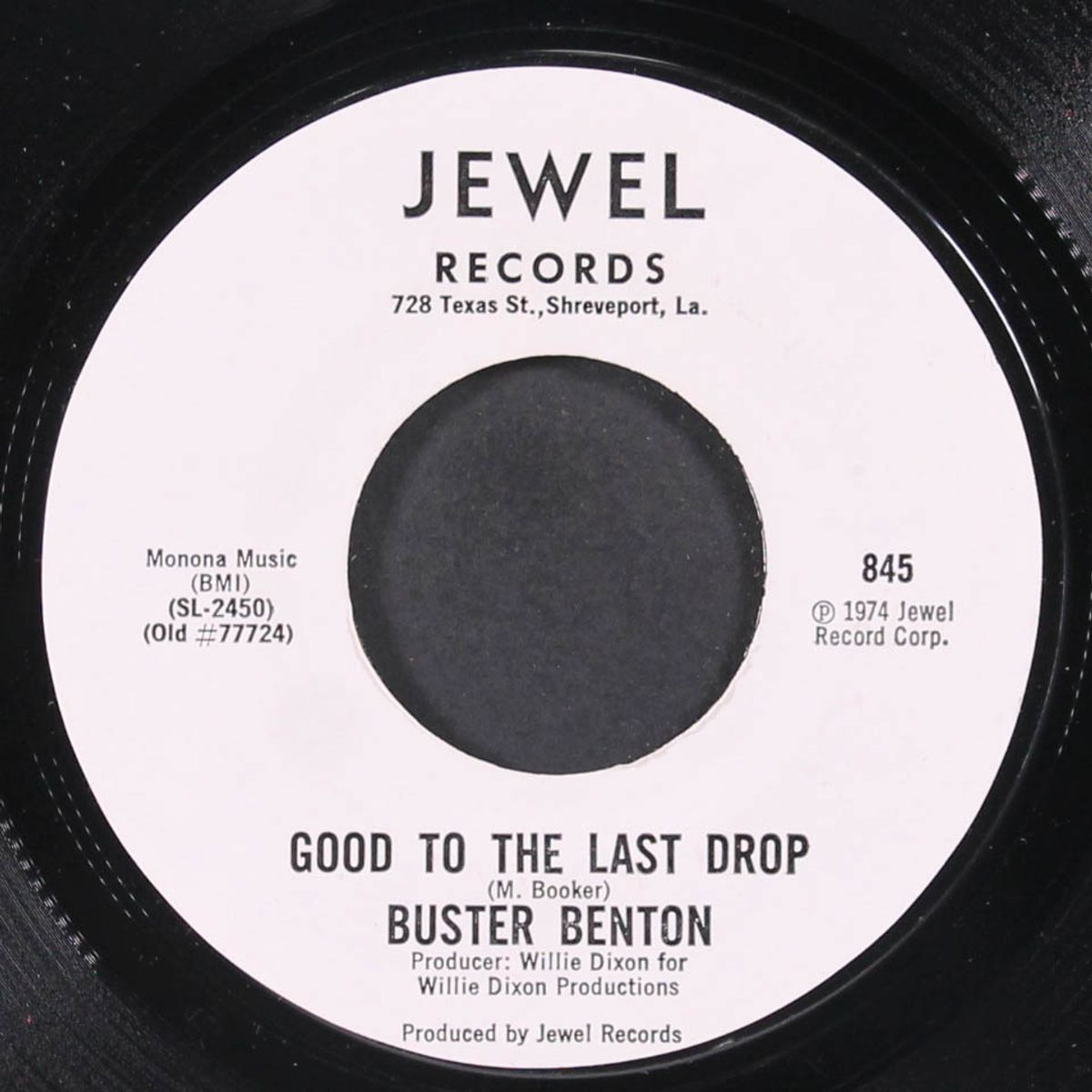 good to the last drop / money is the name of the game by BUSTER BENTON