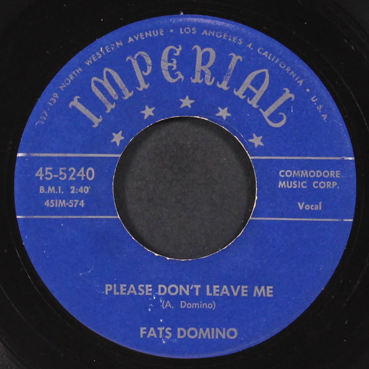 please don't leave me / the girl i love by FATS DOMINO