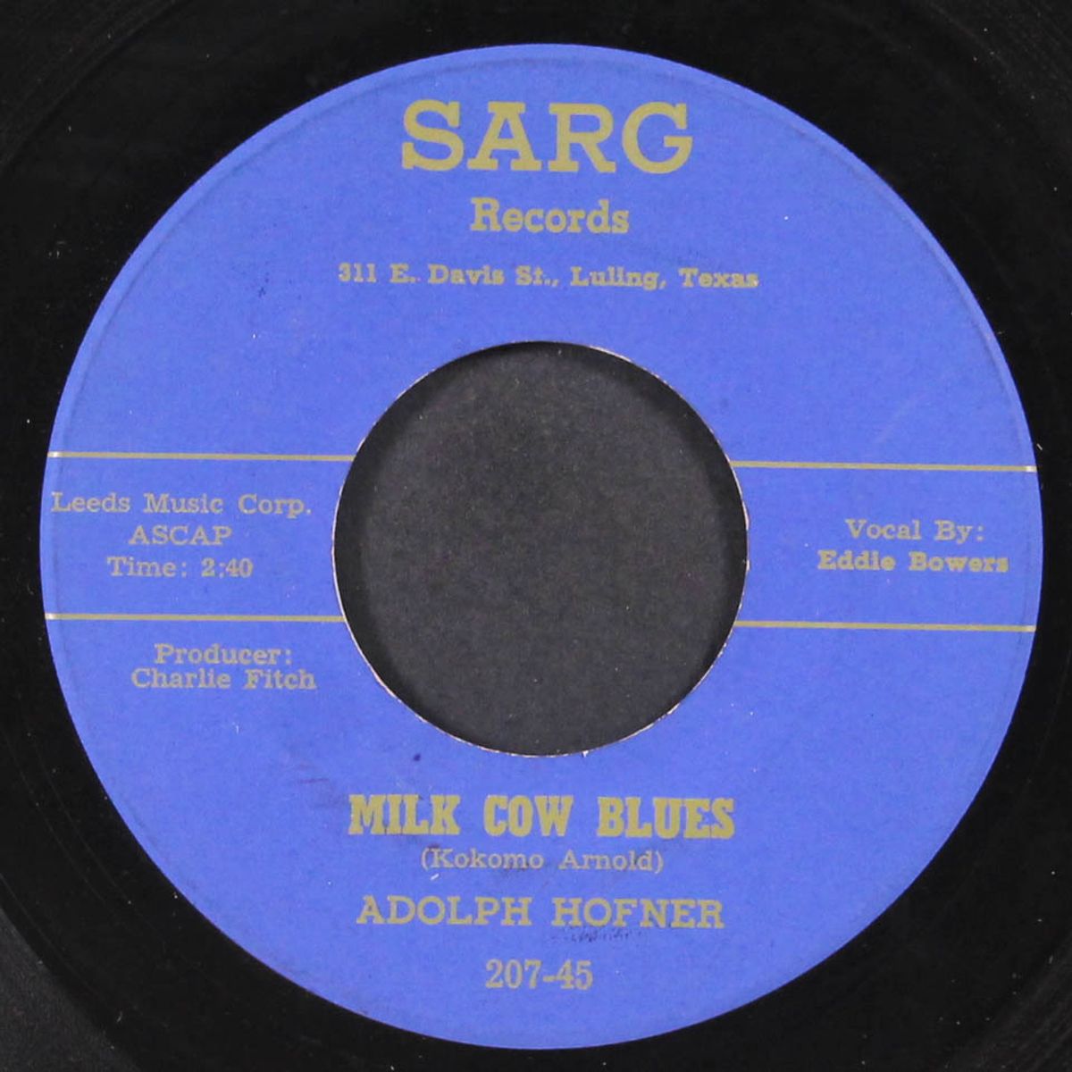 milk cow blues by ADOLPH HOFNER