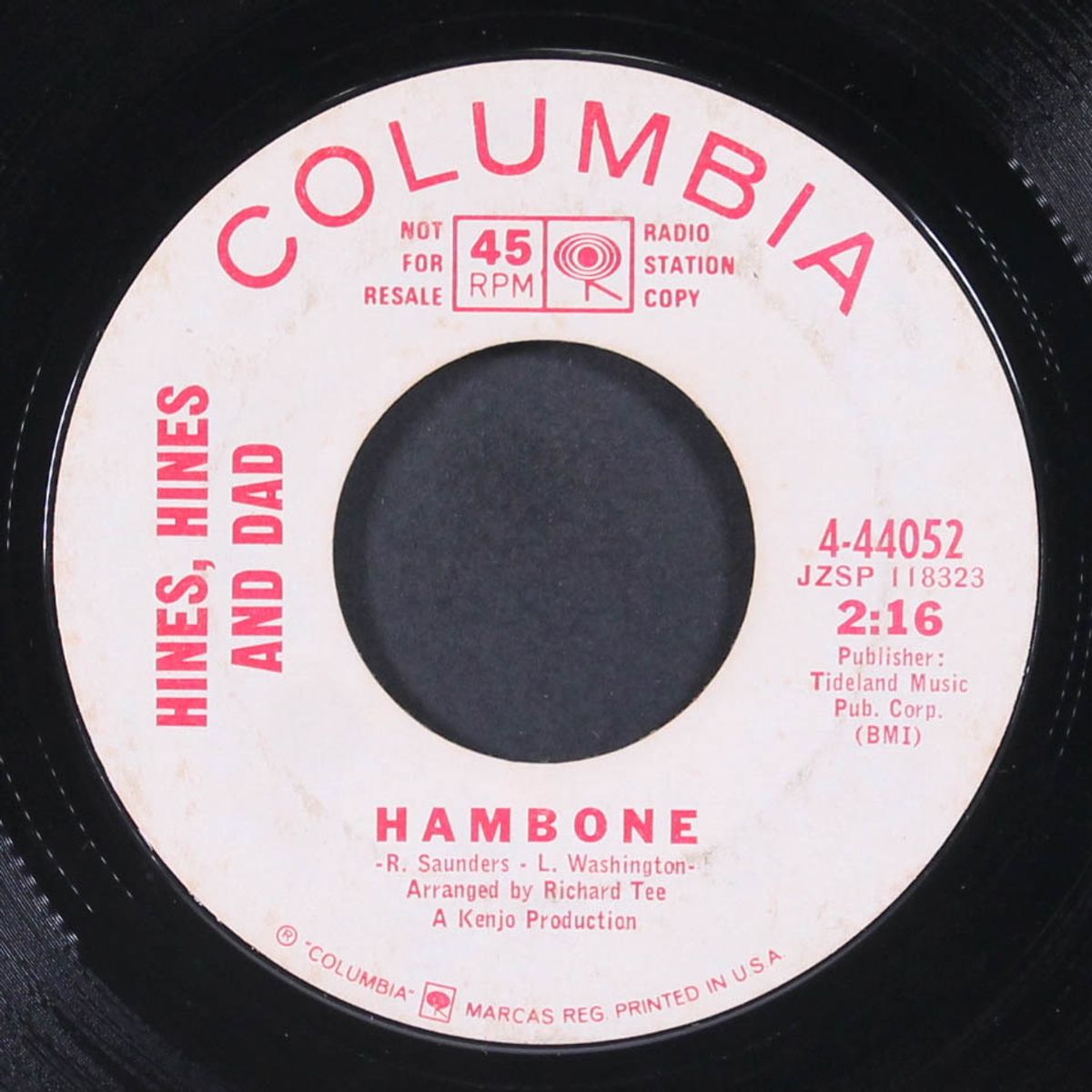 why must i feel this way / hambone by HINES, HINES & DAD