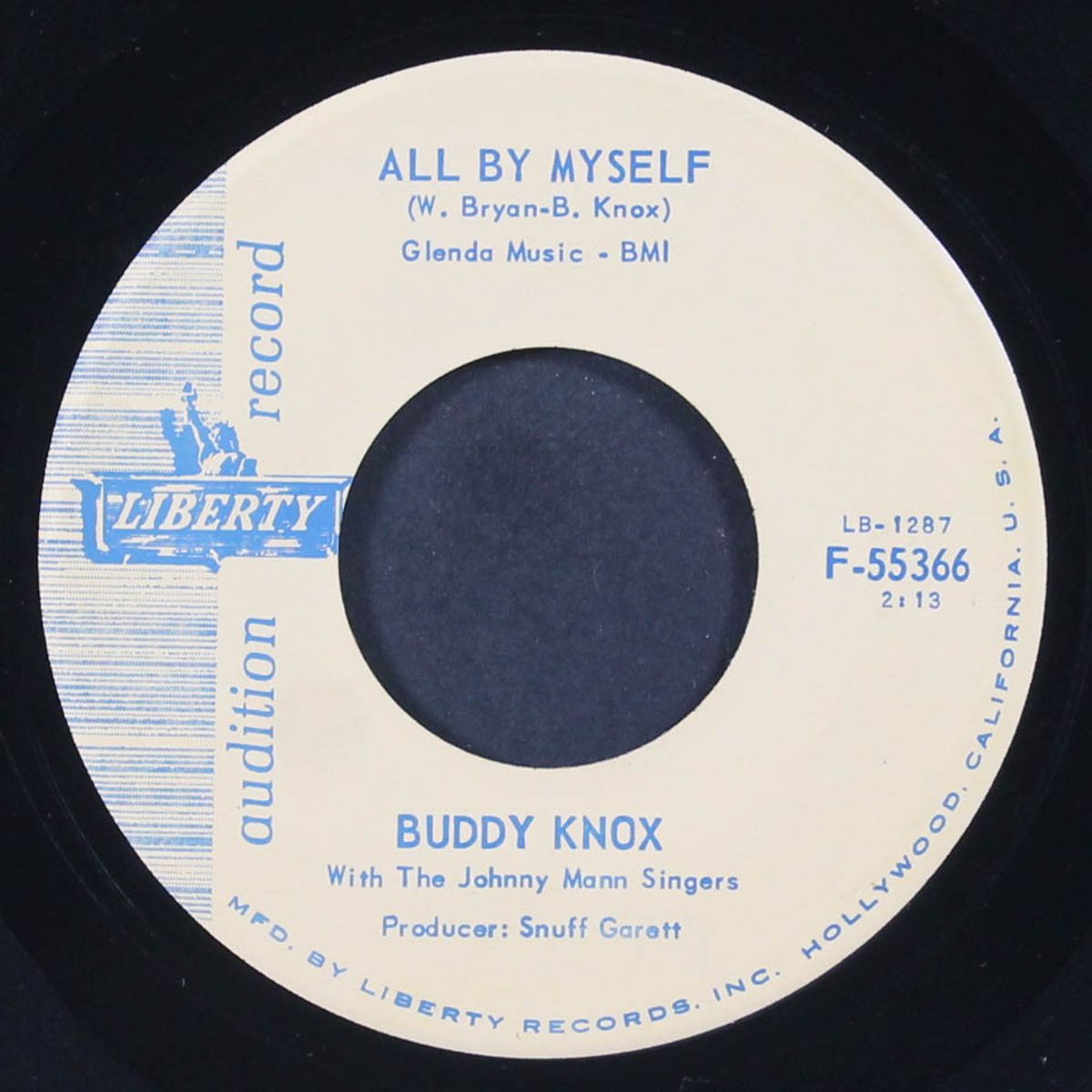 three eyed man / all by myself by BUDDY KNOX