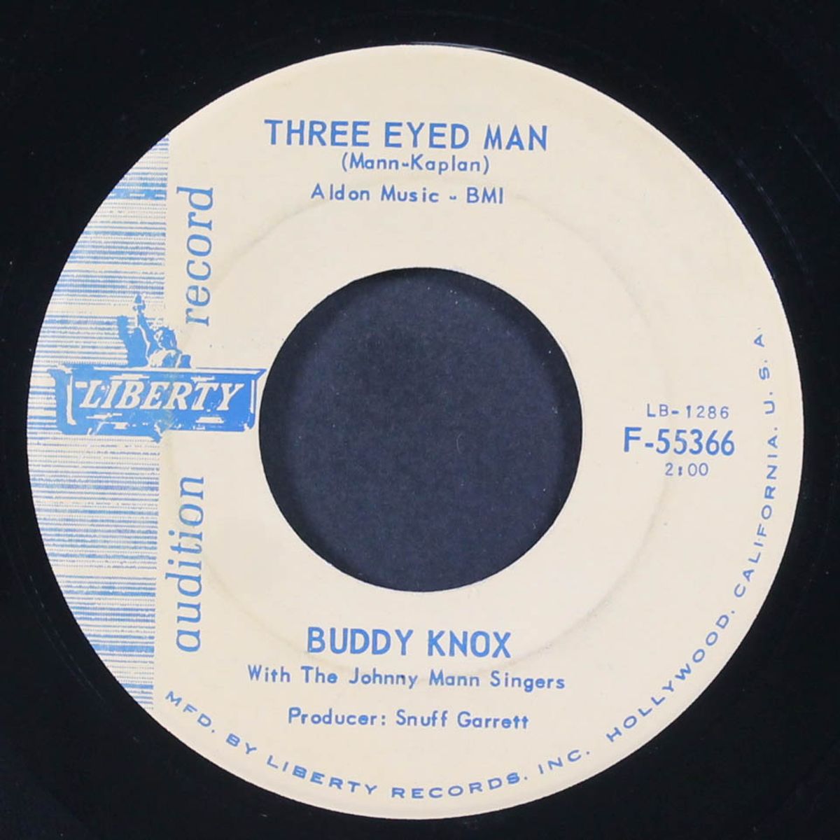 three eyed man / all by myself by BUDDY KNOX