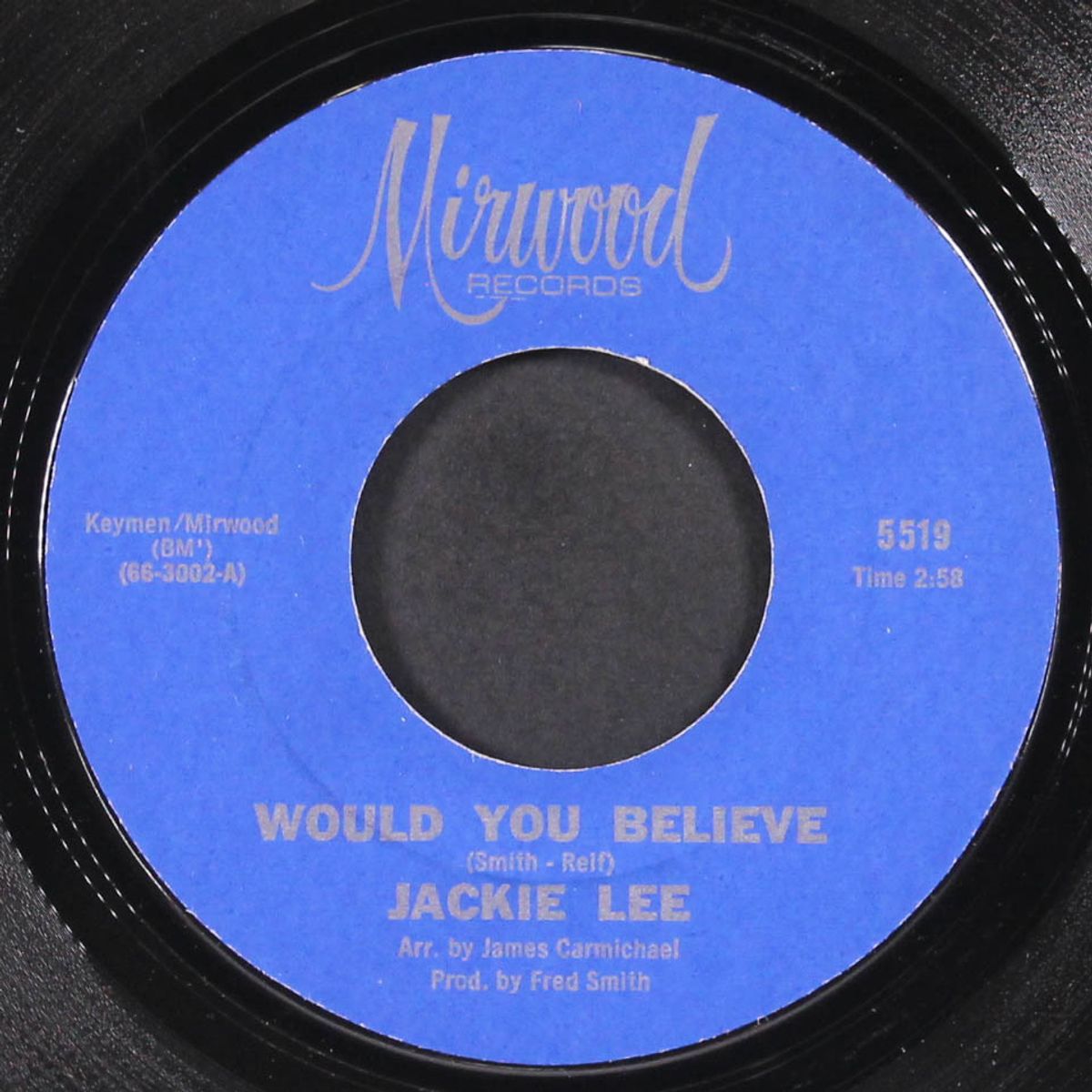 would you believe / you're everything by JACKIE LEE