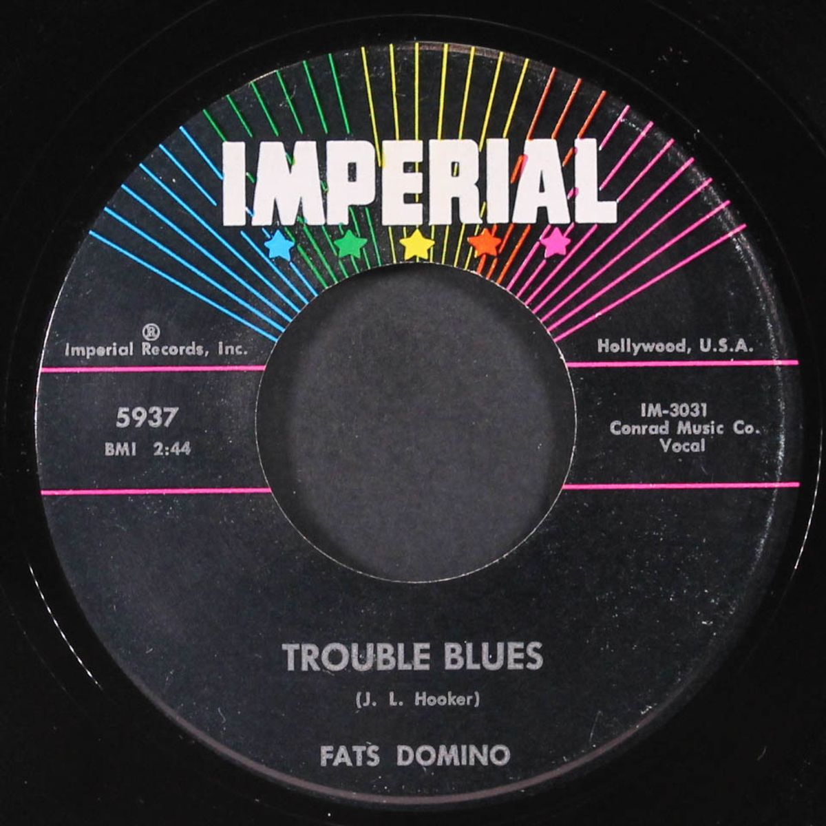 trouble blues / you always hurt the one you love by FATS DOMINO