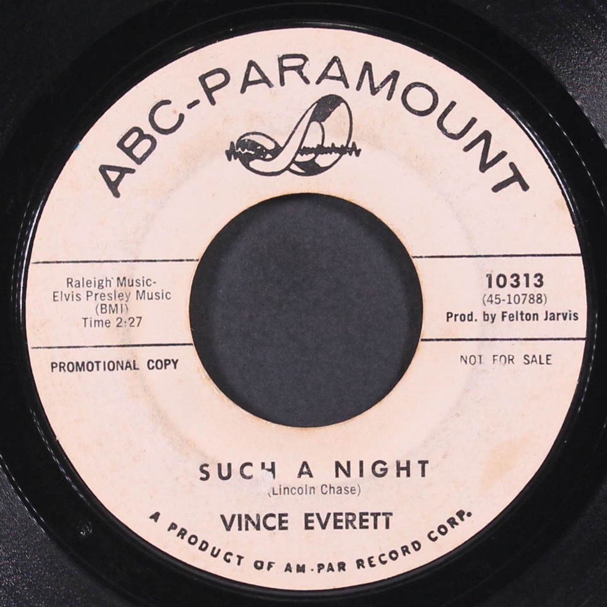 such a night / don't go by VINCE EVERETT