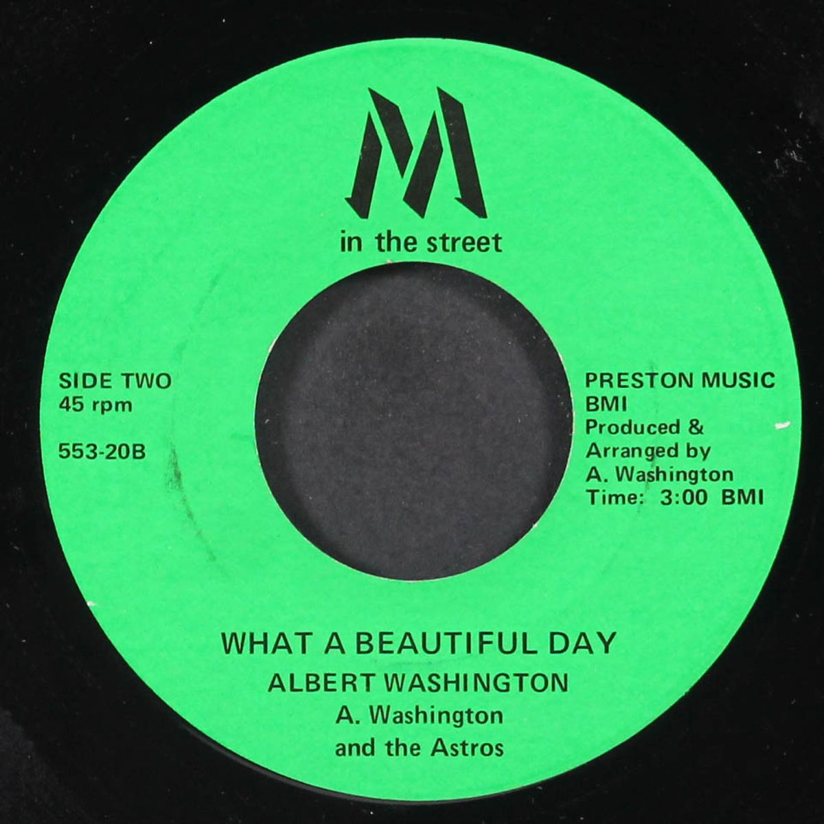 ninety nine pair shoes / what a beautiful day by ALBERT WASHINGTON