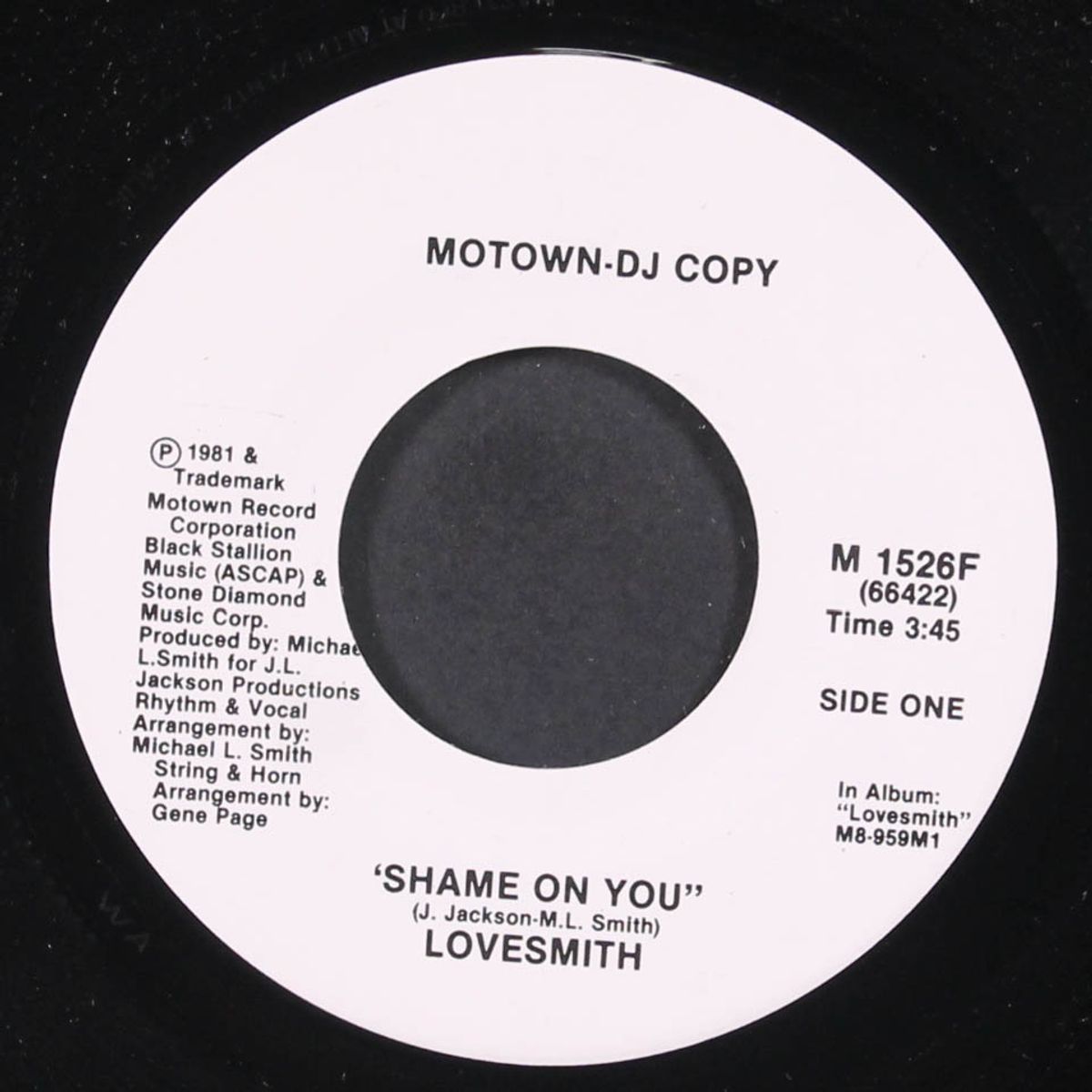 shame on you / same by LOVESMITH