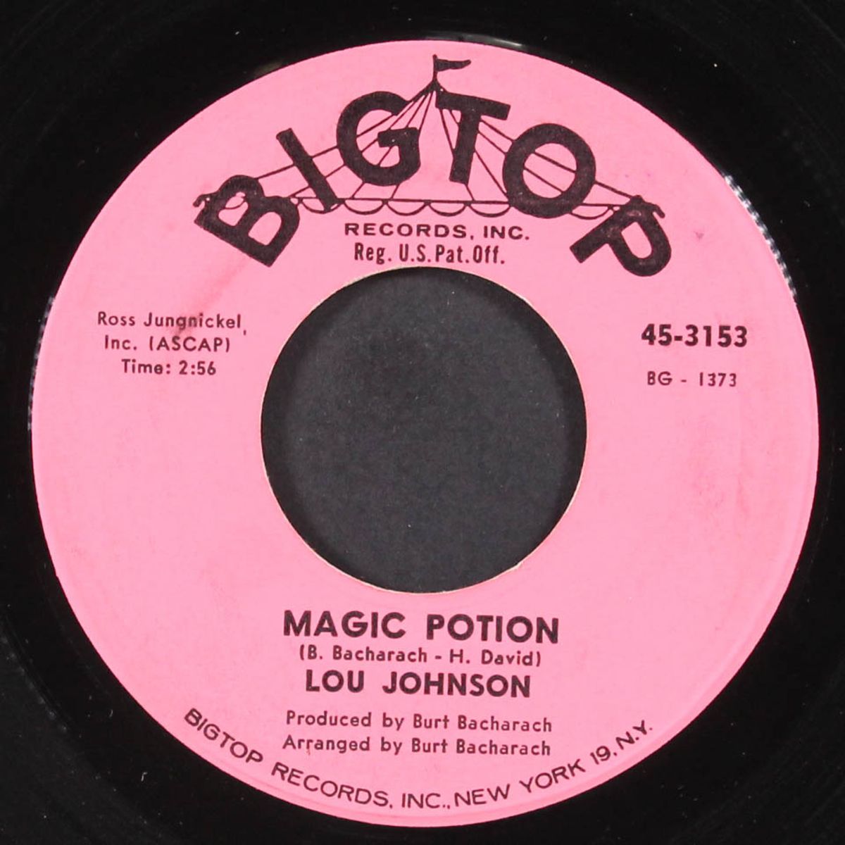 magic potion / reach out for me by LOU JOHNSON