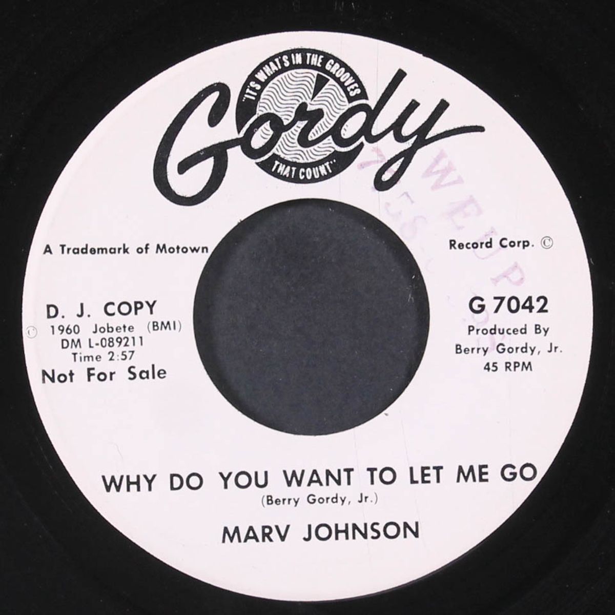 i'm not a plaything / why do you want to let me go by MARV JOHNSON