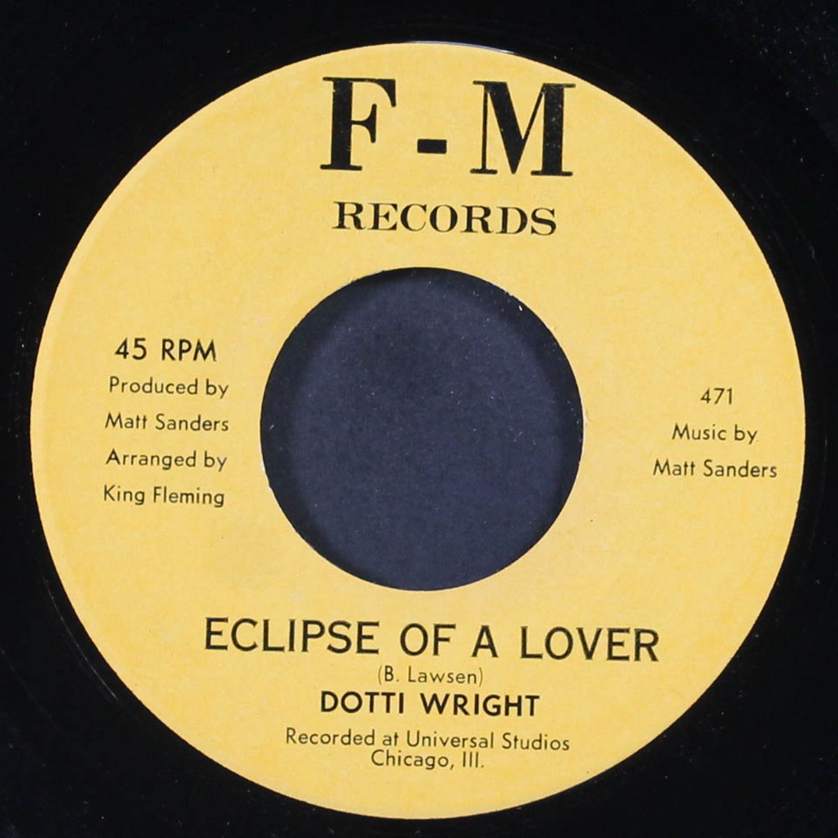 eclipse of a lover / pain of love by DOTTI WRIGHT