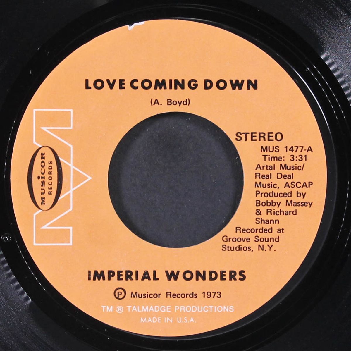 love coming down / my baby by IMPERIAL WONDERS