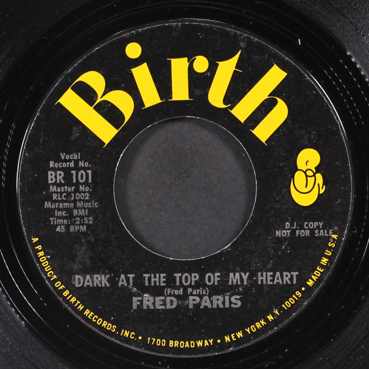 dark at the top of my heart by FRED PARRIS
