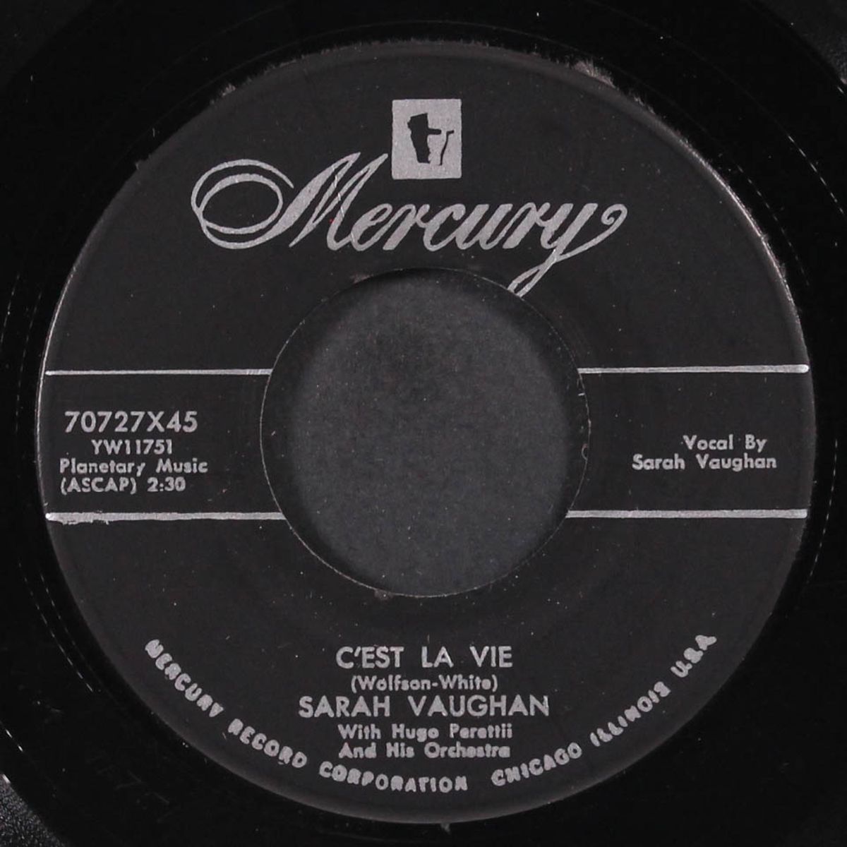 never / c'est la vie by SARAH VAUGHAN