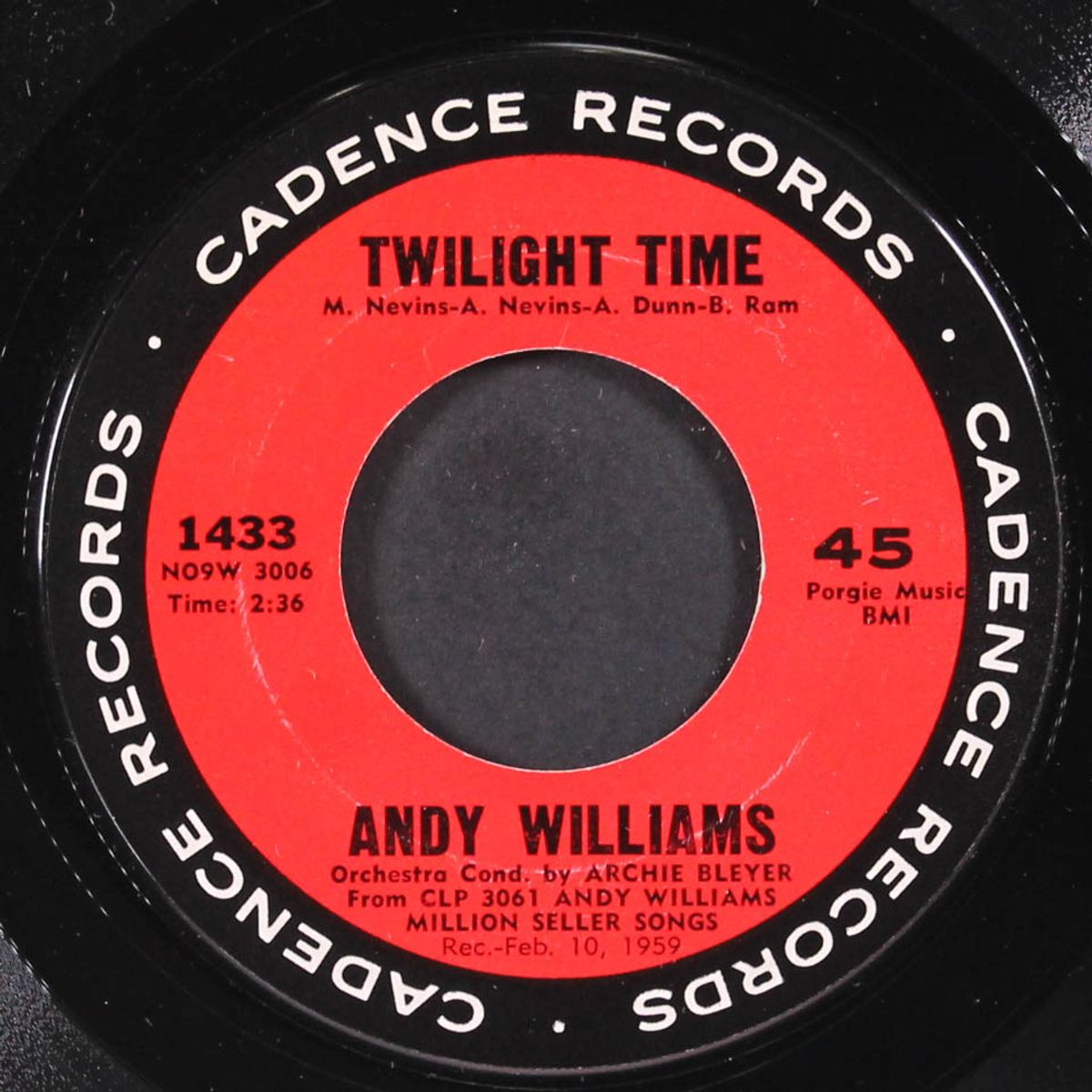 twilight time by ANDY WILLIAMS
