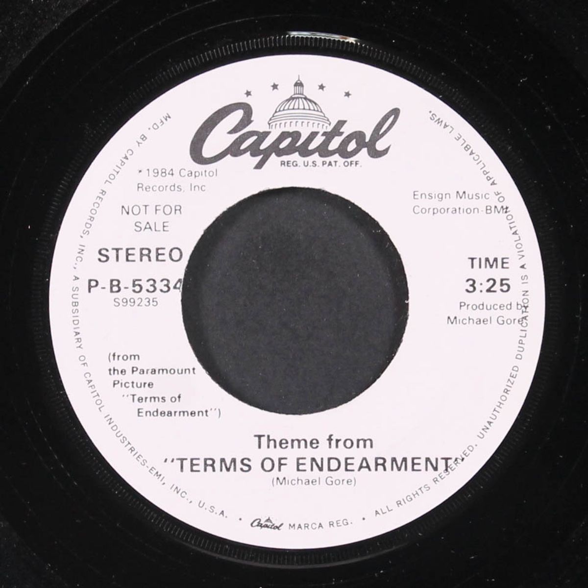 theme from terms of endearment by MICHAEL GORE