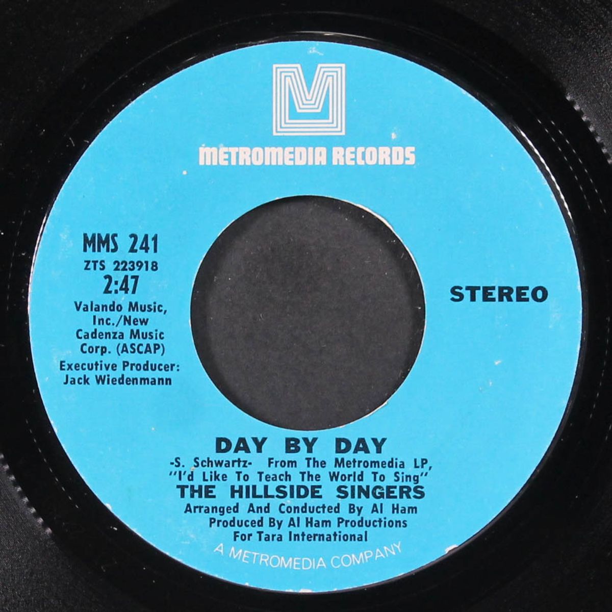 we're together / day by day by HILLSIDE SINGERS