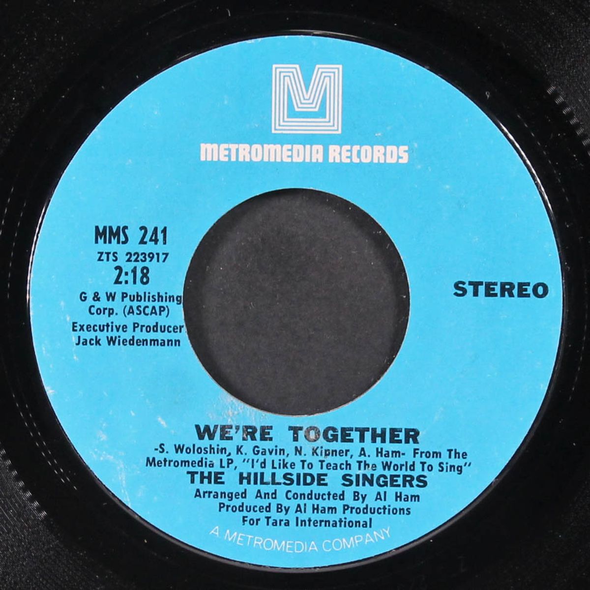 we're together / day by day by HILLSIDE SINGERS