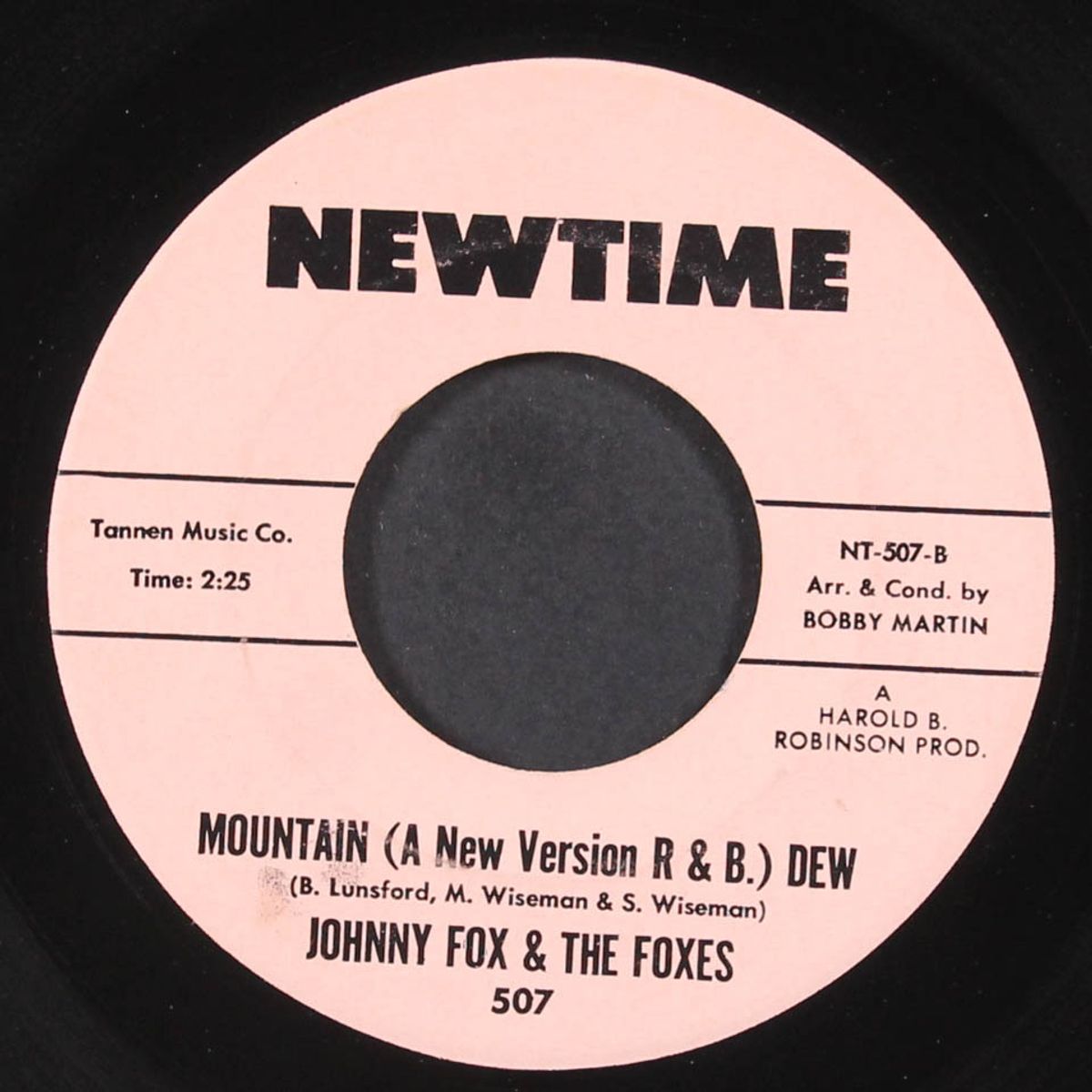 you laff too much / mountain dew by JOHNNY FOX & FOXES