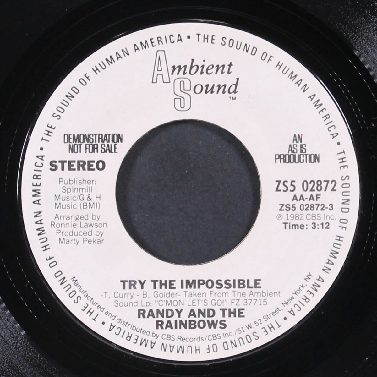 try the impossible / debbie by RANDY & RAINBOWS