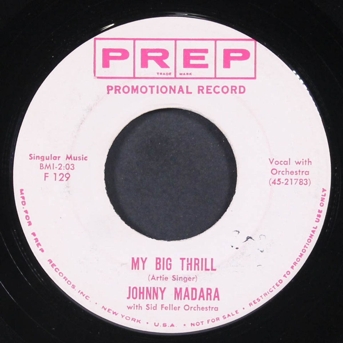 my big thrill / luk-a lok-a look-a by JOHNNY MADARA