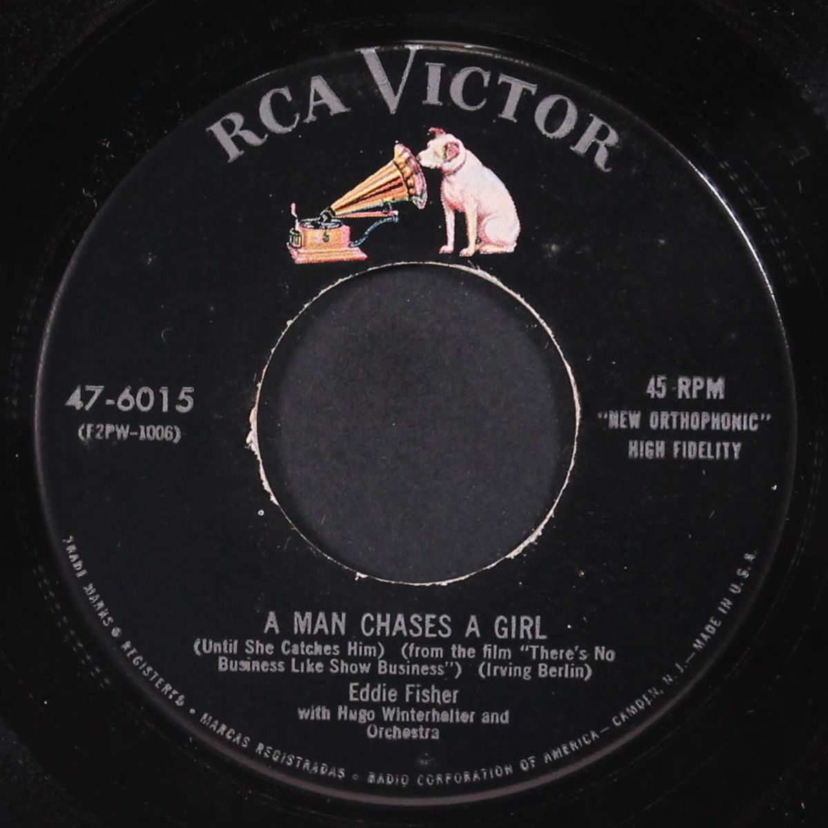 a man chases a girl by EDDIE FISHER