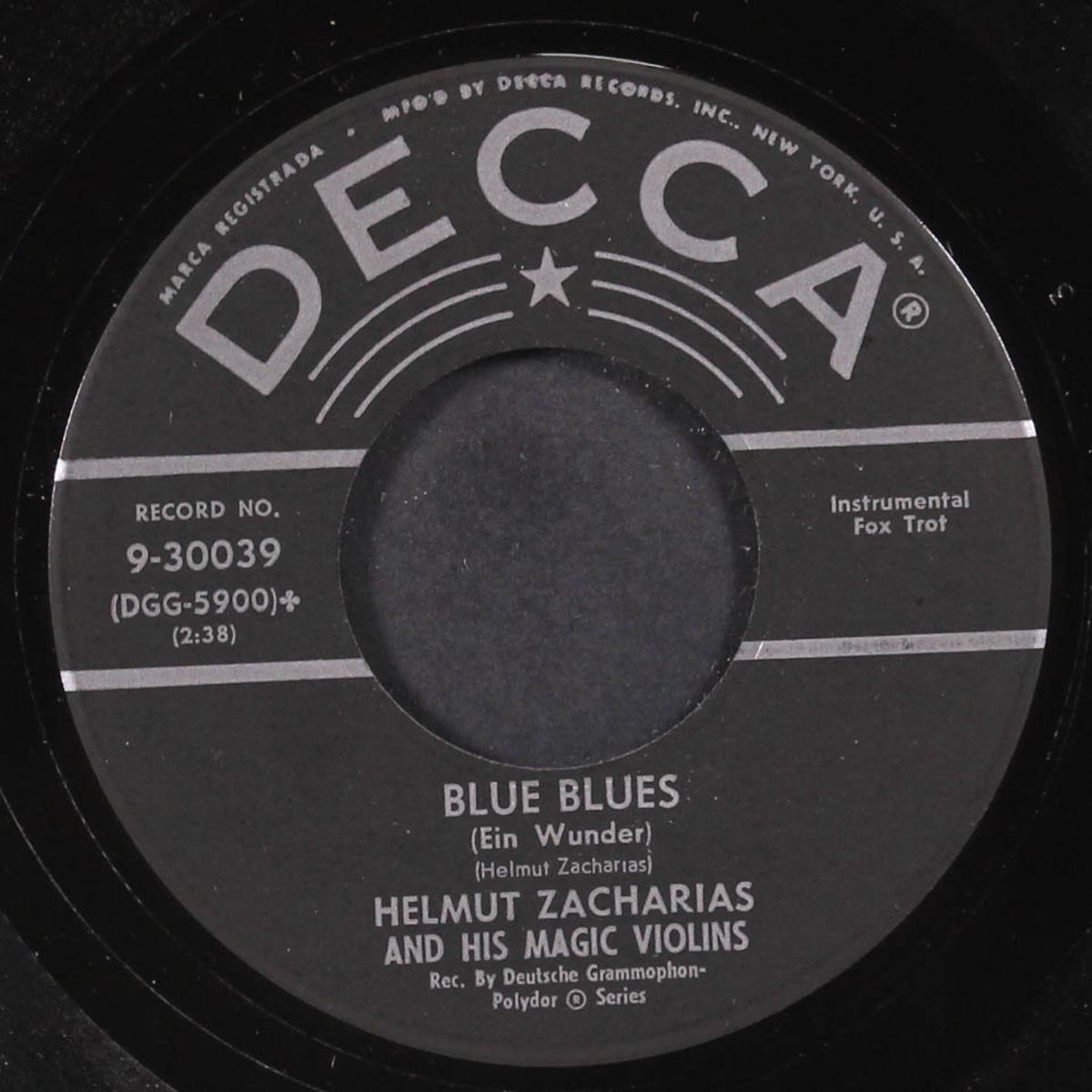 blue blues by HELMUT ZACHARIAS