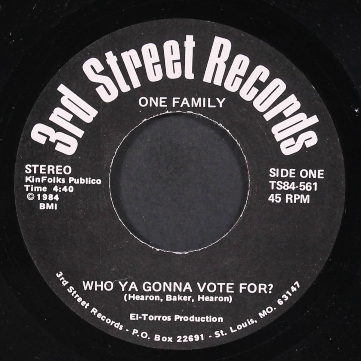 love is worthwhile / who ya gonna vote for? by ONE FAMILY