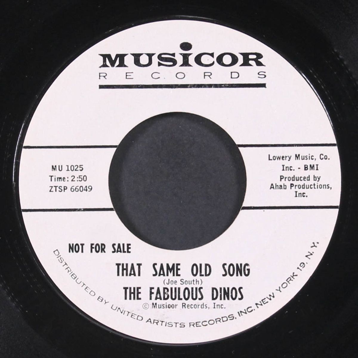 that same old song / where have you been by FABULOUS DINOS