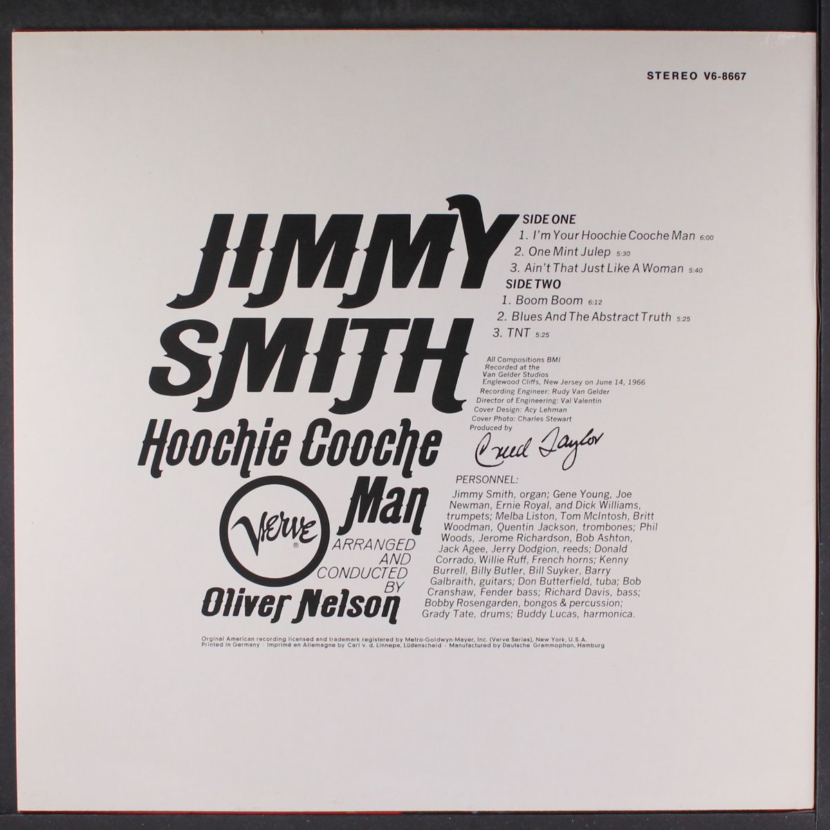 hoochie coochie man by JIMMY SMITH