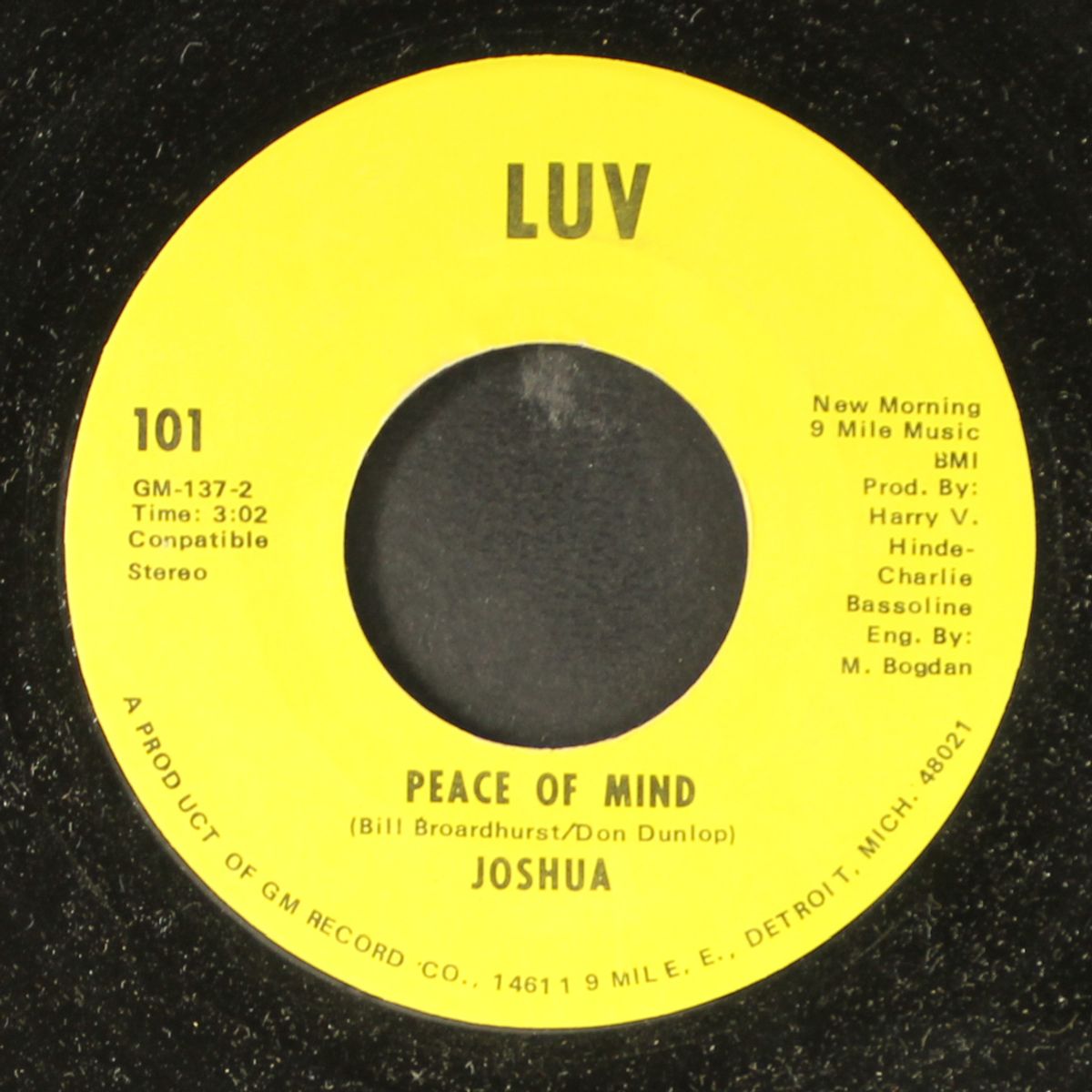 bow down / peace of mind by JOSHUA