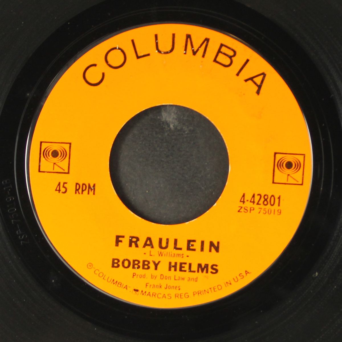 fraulein by BOBBY HELMS
