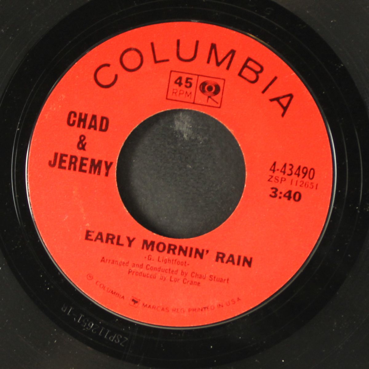 teenage failure / early mornin' rain by CHAD & JEREMY