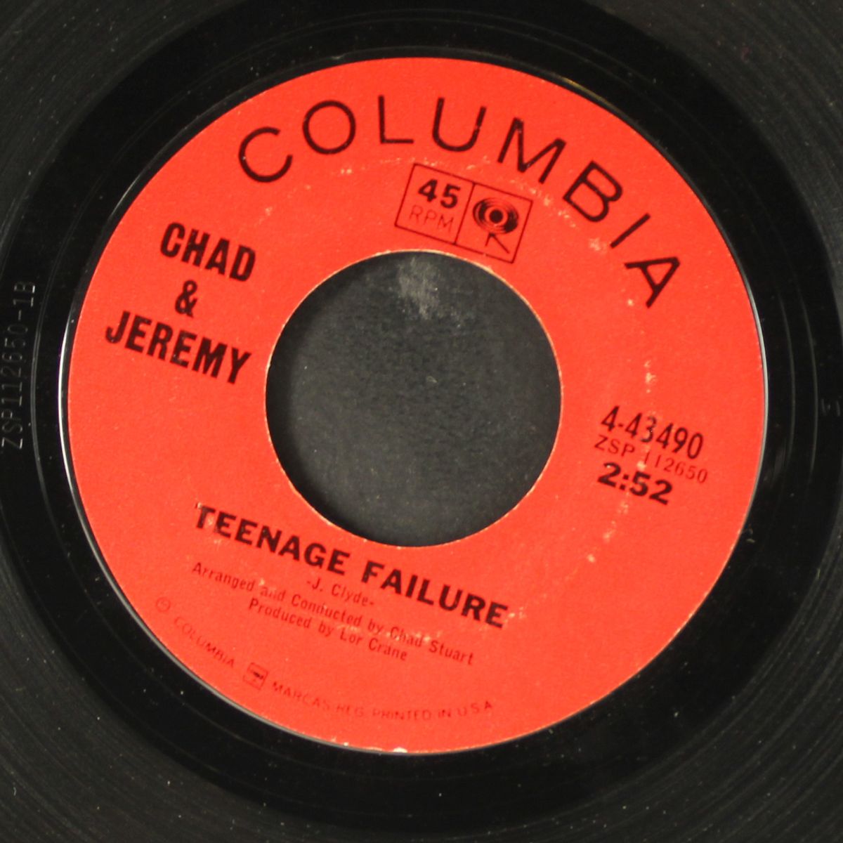 teenage failure / early mornin' rain by CHAD & JEREMY