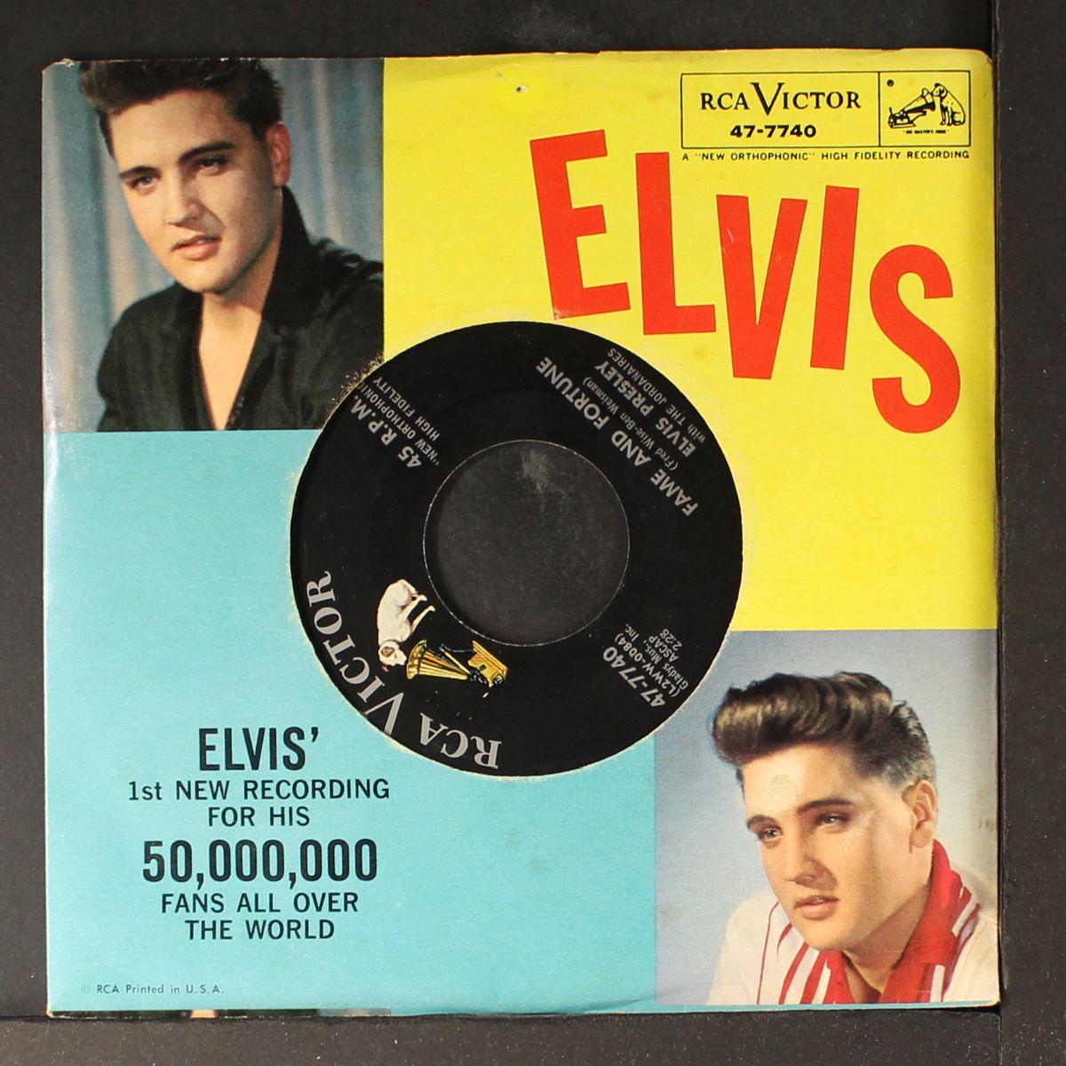 stuck on you / fame and fortune by ELVIS PRESLEY