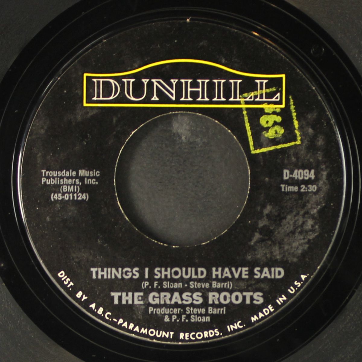 things i should have said / tip of my tongue by GRASS ROOTS