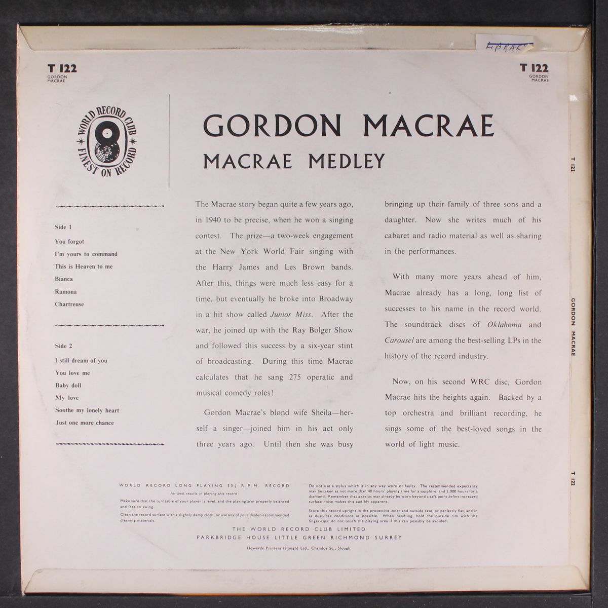 macrae medley by GORDON MACRAE