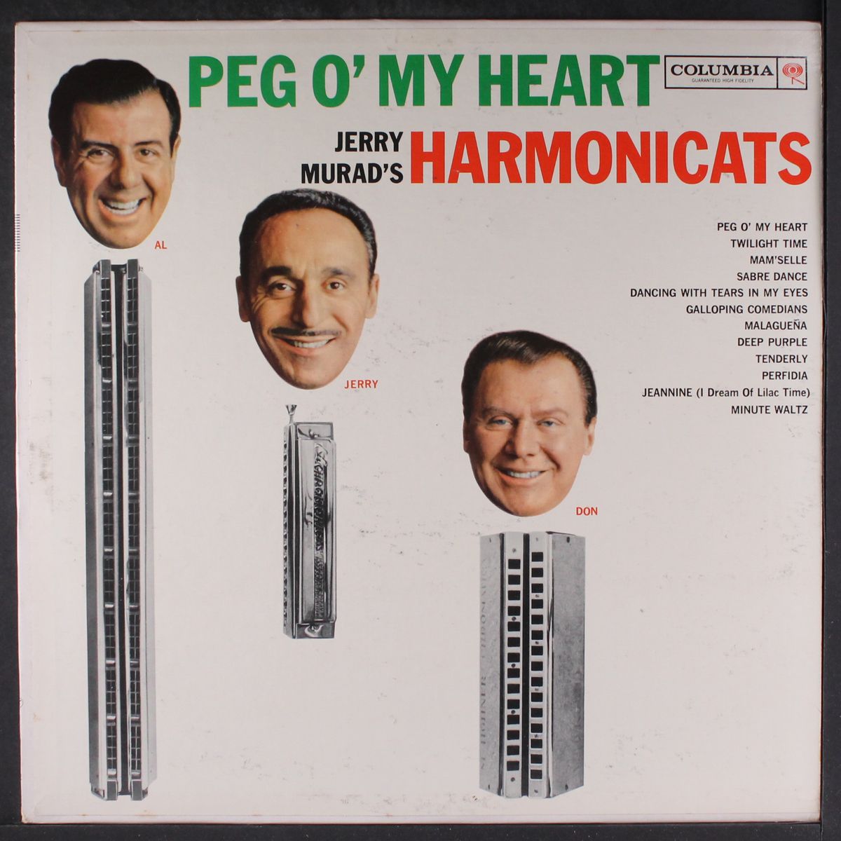 peg o' my heart by JERRY MURAD'S HARMONICATS